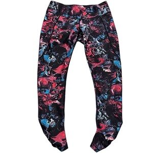 CALIA by Carrie Underwood Rose Garden Essential Floral Ruched Yoga Leggings